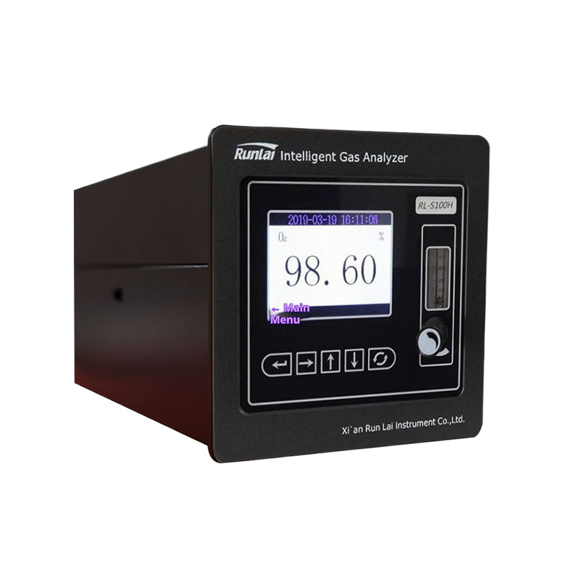 Metal Housing Portable Oxygen Purity Analyzer Fast Response 3D Ion Flow Tech