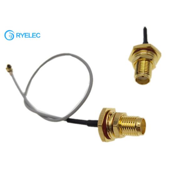Waterproof IP67 SMA Female Connector With Ring To Ipex 150mm 1.13mm Pigtail RF