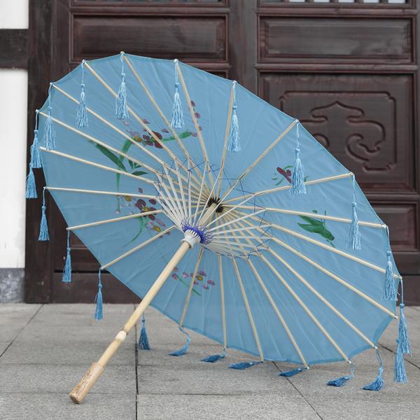 Sunscreen Silk Fabric Craft Oil Paper Sombrilla Umbrella Adults' Fall Season Essential