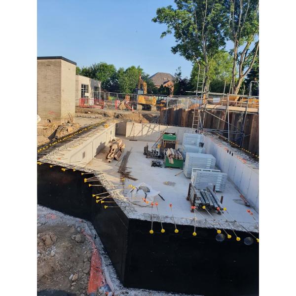 Оранжевые крышки безопасности арматуры гриба защищают работника от веса ушиба 17г/пкс