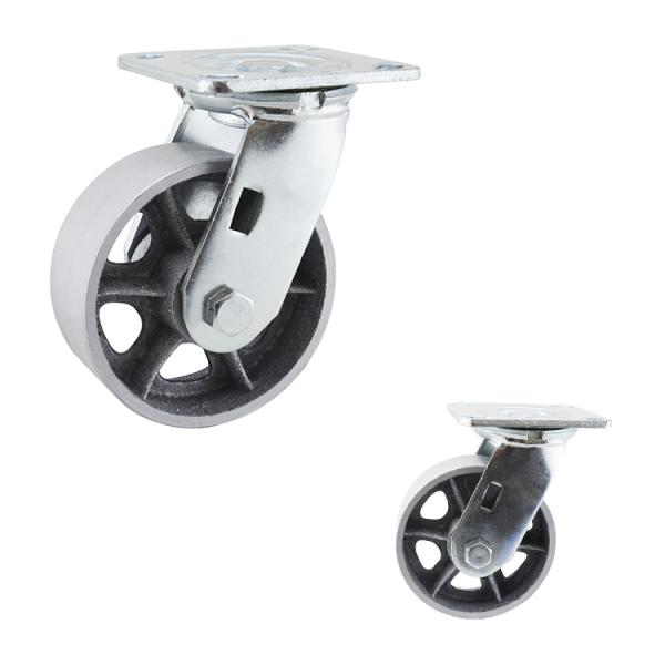 Шарнирное соединение арматурного железа полости 5 дюймов покрыть промышленные колеса рицинуса