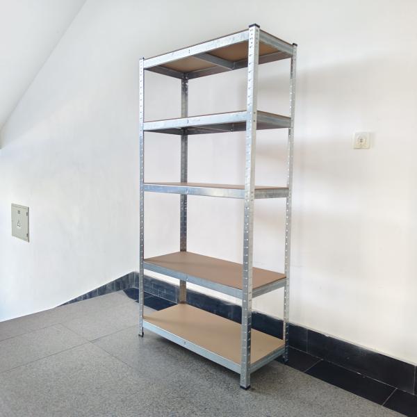 5 Layers Heavy Duty Showroom Shelves Warehouse Sample Display Iron Frame Galvanized