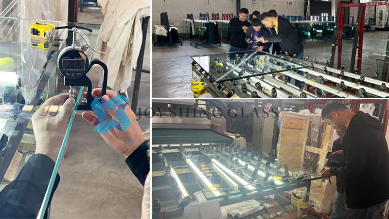 PVB Laminated Glass Quality Control Настраиваемая 1,14 мм сверхчестная PVB ламинированная стеклянная балюстрада