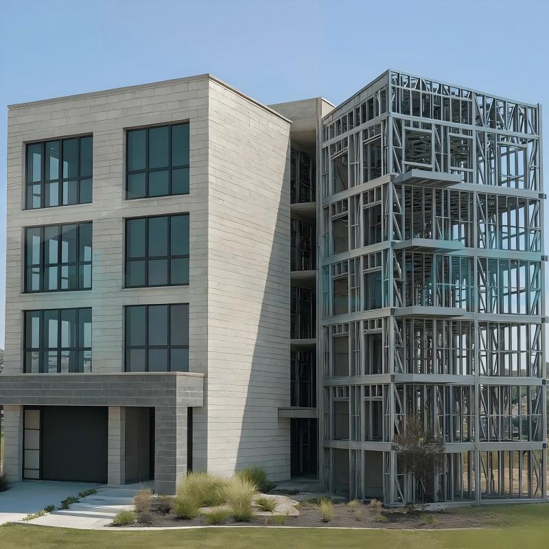 High Strength Modular Fast Install Steel Office Buildings For Corporate Construction