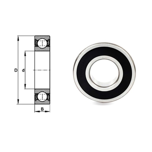 Quality Assurance Deep Groove Ball Bearing 6326 180326 130*280*58mm Intelligent Toys Bearing