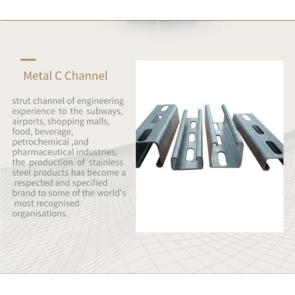 Q235 304 SS распарывают канал Pre гальванизированный для сейсмического связывая ISO9001