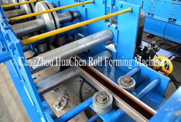 Rolo galvanizada/do aço carbono C Purlin que forma a máquina para o Purlin dado forma C de aço