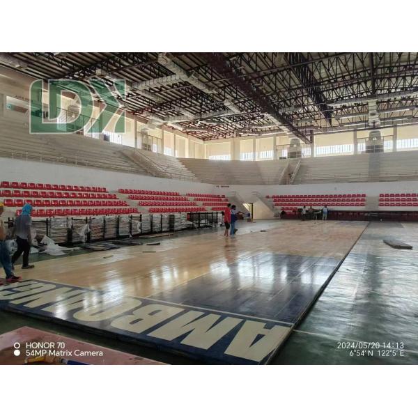 Plancher en bois de basket-ball approuvé par la FIBA