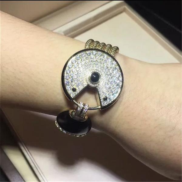 C Amulette luxury bracelet 18k gold  white gold yellow gold rose gold diamond Jewelry factory in Shenzhen, China