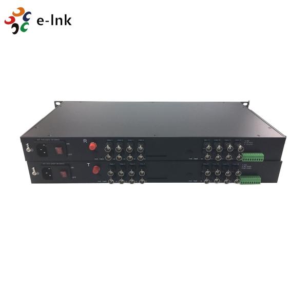 Análogo Coaxial a convertidor de fibra 1080P HD AHD CVI TVI CVBS Video transmisor receptor