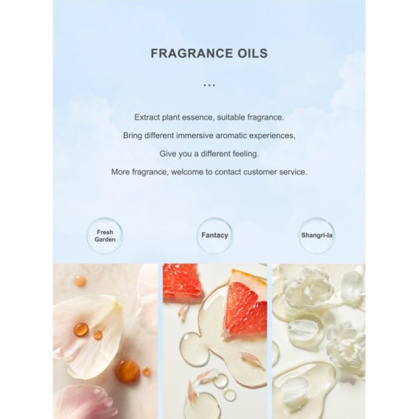 Modern 300m³ Coverage Waterless Intelligent Aroma Diffuser DC5V Aromatherapy Device