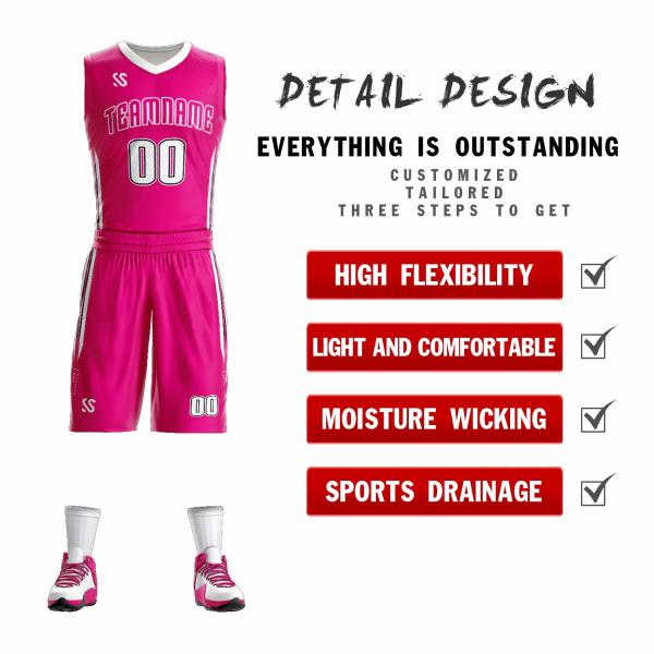 Navy Blue Custom Basketball Uniforms Multiple Standard Size For Training Wearing