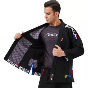 OEM ODM BJJ Gi Uniform with 380 GSM Pearl Weave Jacket and 280 GSM Twill Pants Featuring Triple Stitching