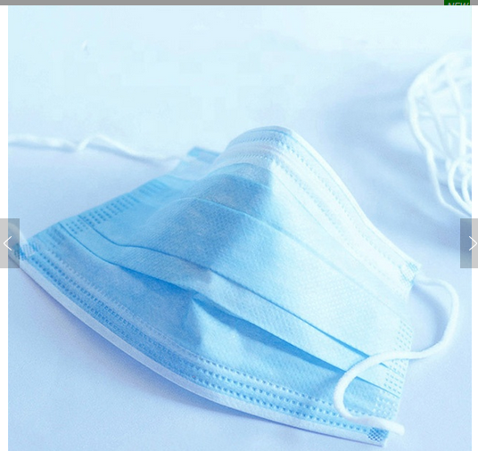 EN14683 Disposable Surgical Face Mask 3 Layer High Elasticity