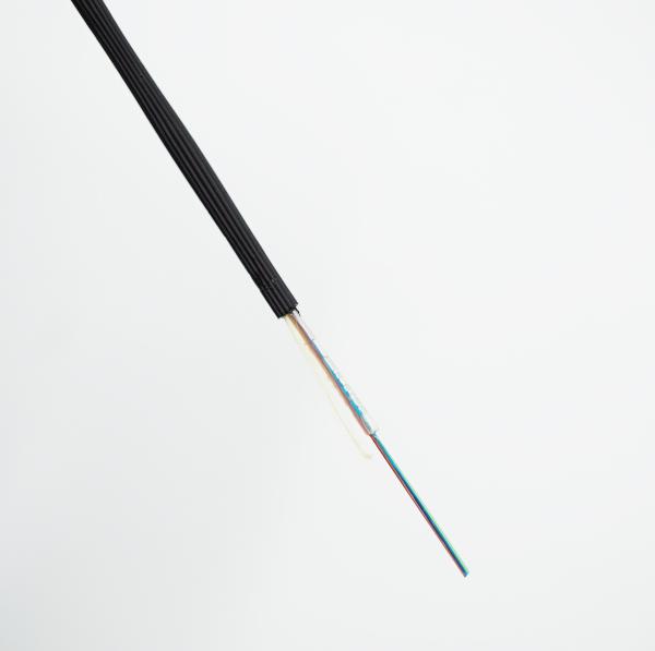 G.657B3 Grade Black Outdoor Fiber Optic Cable 2.0mm With Polyethylene Jacket