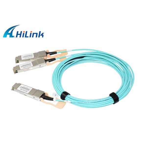 Кабель 200G QSFP56 QSFP AOC оптически активный к 2 кабелю ethernet X QSFP28 AOC