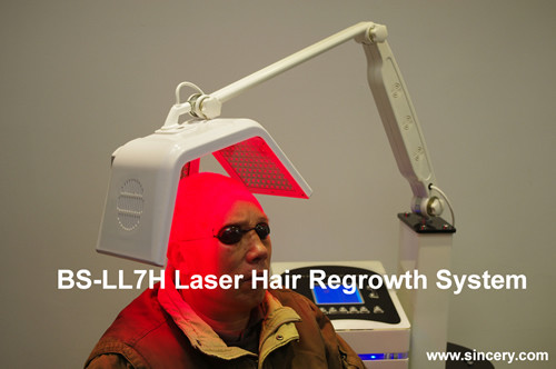 Laser diode hair regrowth machine for hair lossing alopecia