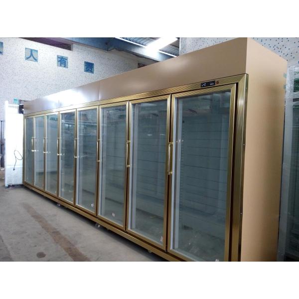 -18 ~ -22 ℃ Commercial Double Glass Door Freezer For Supermarket