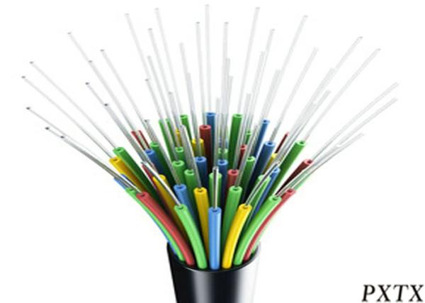 High Density 24 - 144 Core Air Blown Fiber Optic Cable For Outdoor FTTH