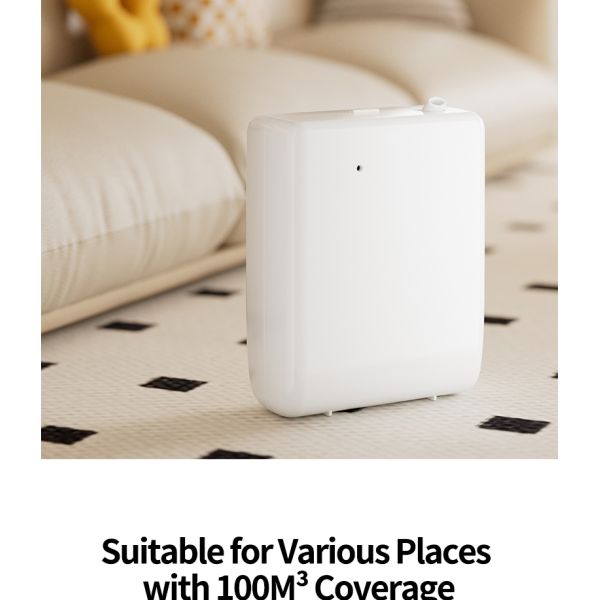 2W Rectangular Battery Operated Fragrance Diffuser With Bluetooth APP Control