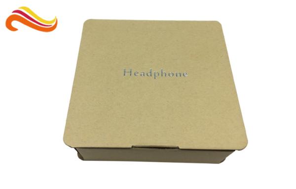 Small Corrugated Carton Box / Square Cardboard Mailing Boxes For Headphone Package