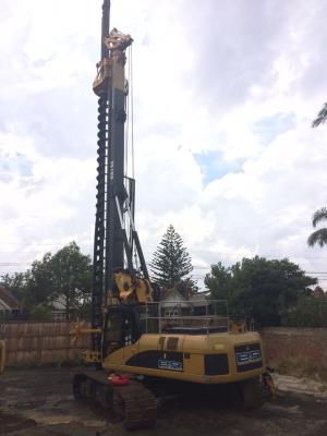 o eixo helicoidal da profundidade de uma perfuração de 12 m furou as pilhas que conduzem o diâmetro máximo de Rig For Civil Construction Engineering 600 milímetros