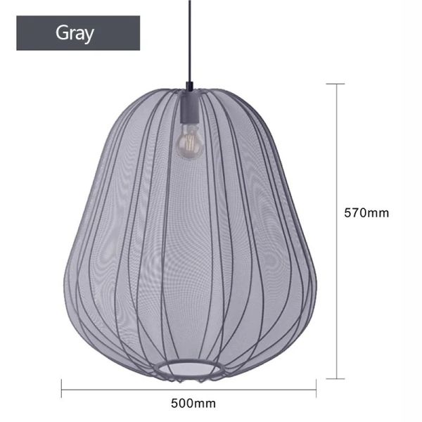 Nordic Designer Fabric Art Chandeliers Home Decor Retro Pendant Lamp (WH-VP-321)