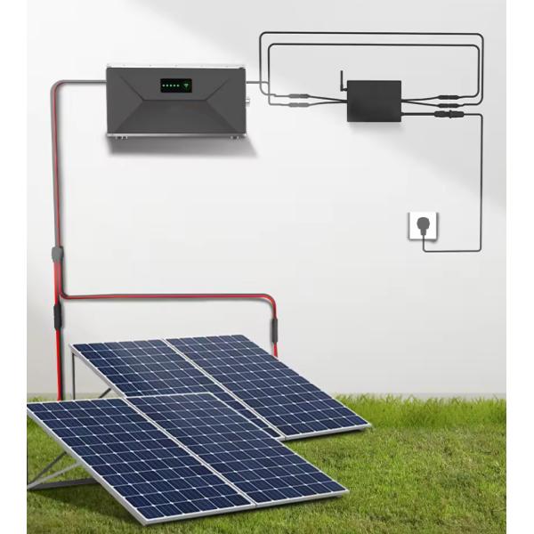 800W MPPT Battery Expandable Solar Energy Storage For Home Energy Storage Battery