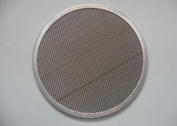 Polished Wire 304 Stainless Steel Mesh Filter Discs 250mm Diameter Wear Proof