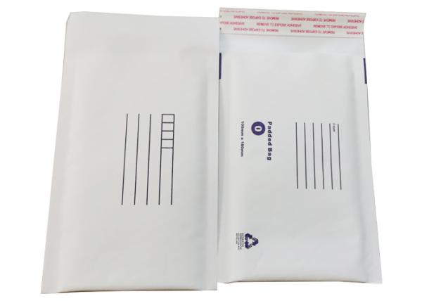White Kraft 6x9 Inch Bubble Padded Mailers 2 Sided Protection