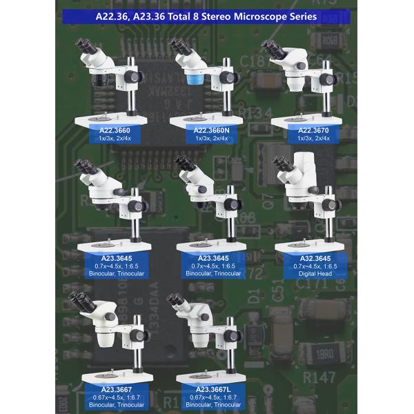 A22.3660 OPTO EDU Stereo Microscope Binocular 1x3x Or 2X/4X