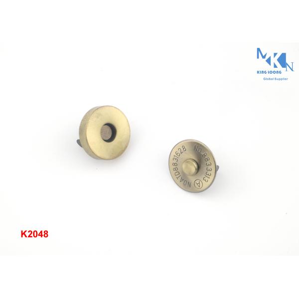 Brush Magnetic Handbag Clasp , Magnetic Bag Clasps K2048 Customized Design