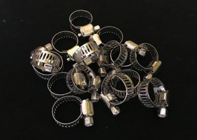 201 Stainless Steel Pipe Clamps / Ss Hose Clamp 10-16 13-19 Diameter