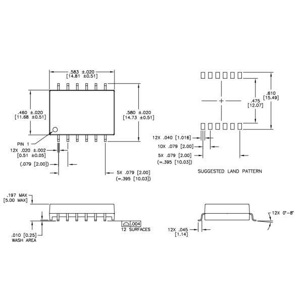 Общие режимы удушения 150 Ух Ethernet магнитные трансформаторы HM2102NL