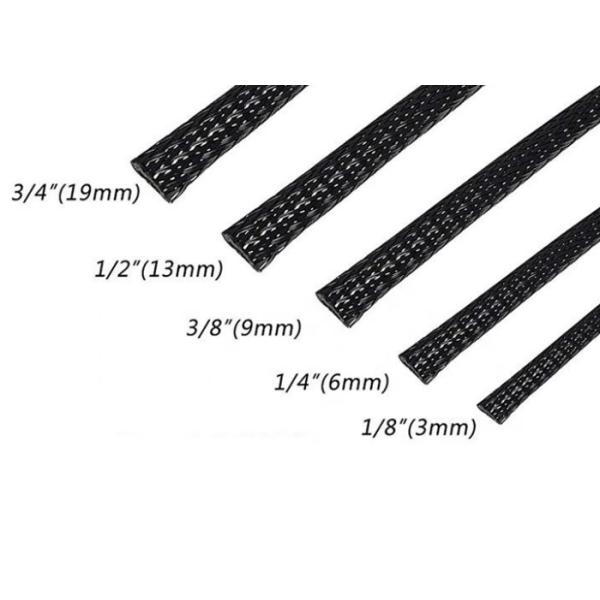 Abrasion Resistant Cable Management Braided Sleeving , Wire Protection Sleeve