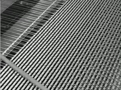 Customizable Stainless Steel Mesh Screen with Interlocked Ring Mesh and 1.0 mm 2.0 mm Wire Diameter