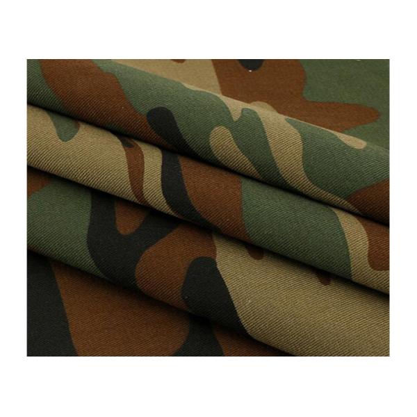Garment Sportswear Brush Camouflage Print Fabric 100% cotton