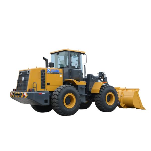 Customized 5 Ton Compact Wheel Loader LW500FV Shangchai / Weichai Engine