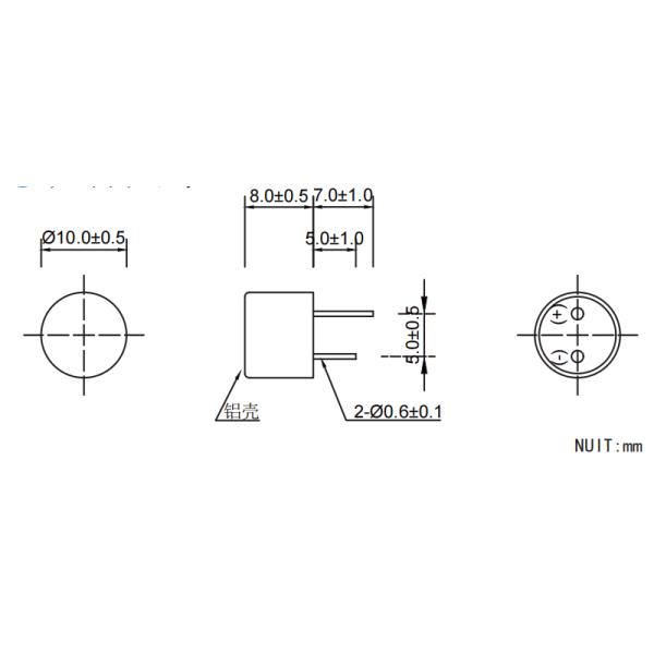 Робот использует ультразвуковой датчик преобразователя небольшого размера высокая чувствительность и звуковое давление 40 кГц