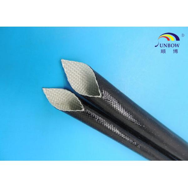 Insulation Expandable Braided Sleeving High Temperature Fiberglass Sleeving Coated Silicone