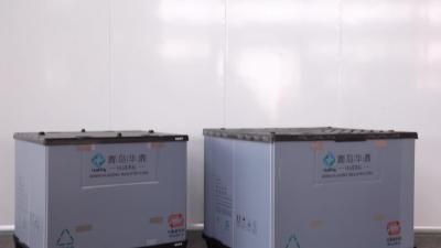 Custom Size HDPE storage returnable packaging plastic pallet box for car parts packaging
