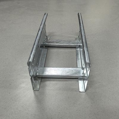 Galvanized Steel Ventilated Trough Cable Tray Corrosion Resistant Ladder Rack Cable Tray