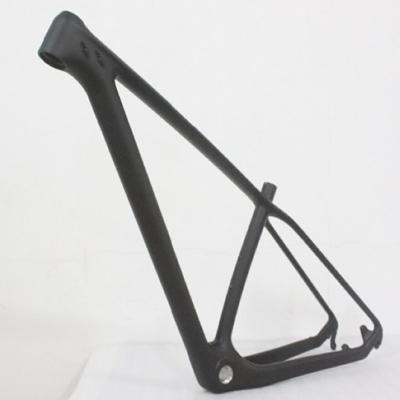 Quadro de bicicleta de montanha de carbono 29er de fibra de carbono T800 12 mm através do eixo BB30 Tubos de cabeça cônicos