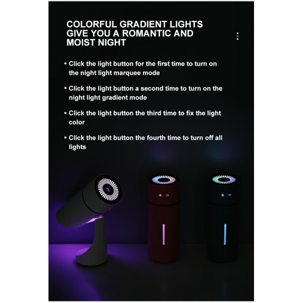 Homefish OEM USB Luftbefeuchter портативный мини-увлажнитель персональный рабочий стол Luftbefeuchter Leise Luftbefeuchter mit 2 Modi