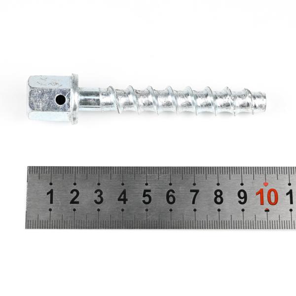 M10 Anclaje de vara de hilo de brida HEX electrolibrado para tornillos de pernos en ventilación de calefacción