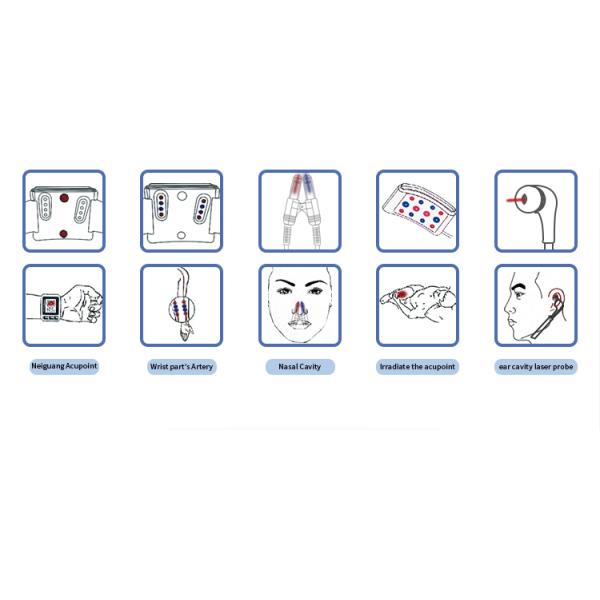 Низкоуровневое оборудование диабетика обработки аллергического ринита прибора иглоукалывания терапией лазера