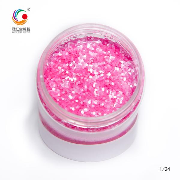 PET Chunky Solvent Resistant Glitter Powder Diamond Plum Festival Birthday Decoration