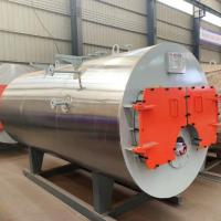 Caldeira de vapor de óleo e gás Wns horizontal de 4 toneladas com controlo remoto para o processamento de madeira