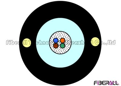 Non Metallic Outdoor Optical Fiber Cable With FRP Strength Member 12 Cores