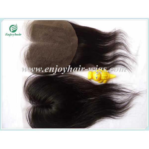Lace top closure 4''x4'' ,malaysian virgin hair natural color straight 10''-24''length